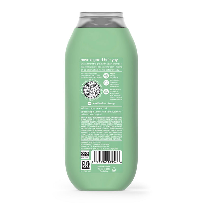 Method Zen Daily Shampoo 350ml fresh (British brand)