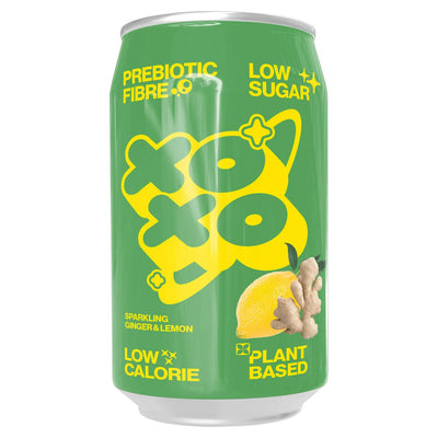 XOXO Sprudelndes Ingwer & Zitrone 330ml Britische Limonade