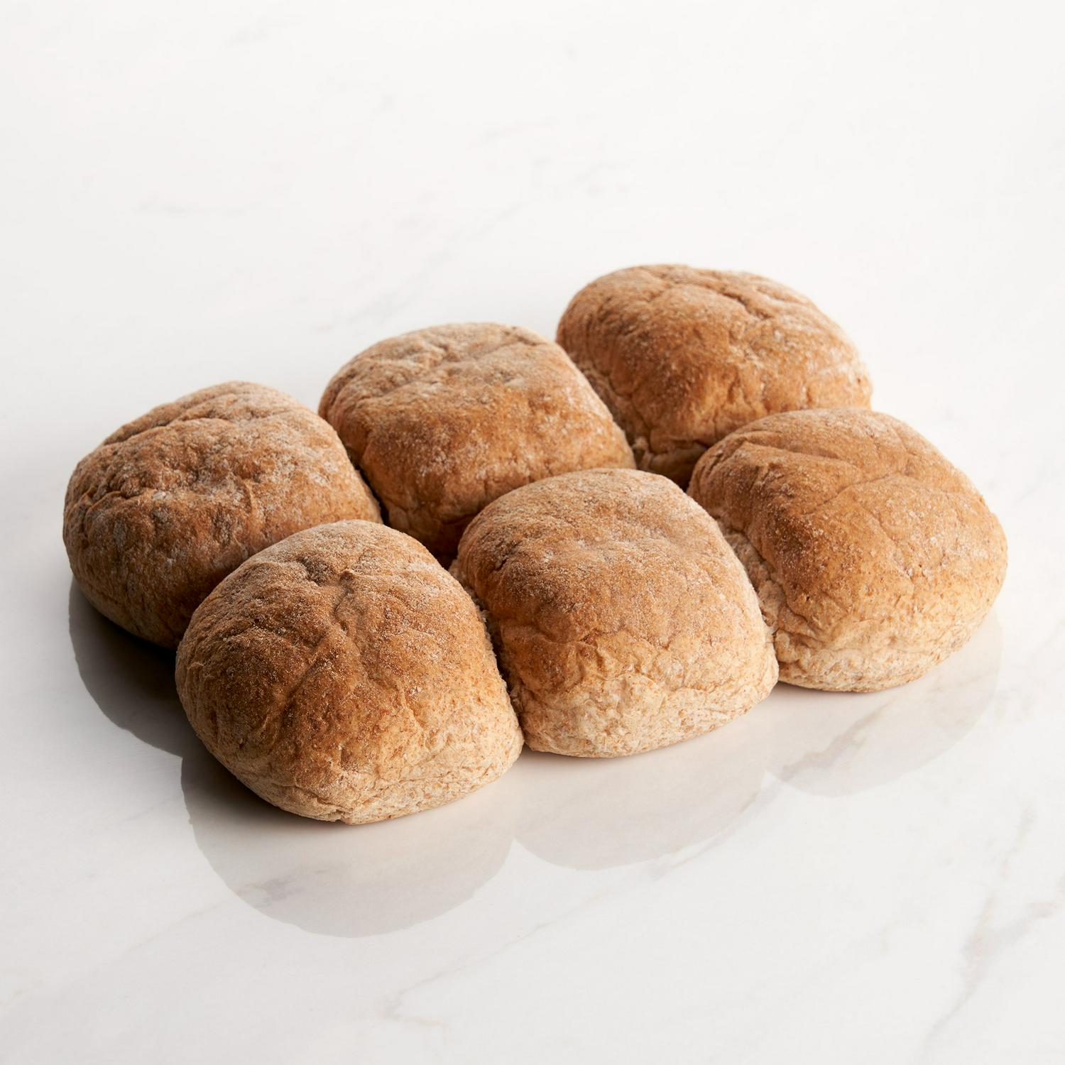 Sainsbury's Soft Wholemeal Rolls x6 (British brand)