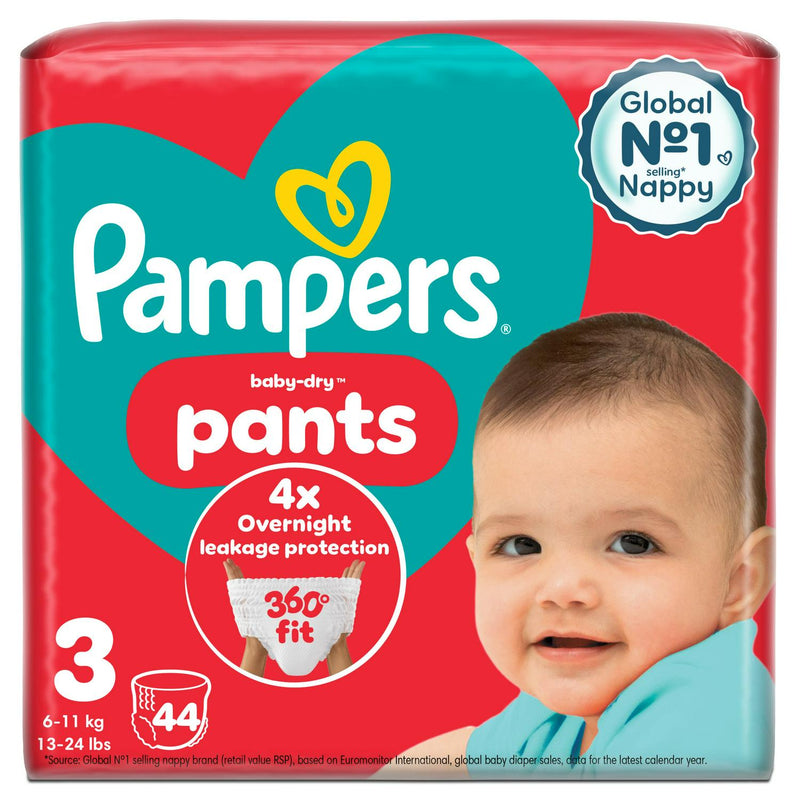 Pampers Baby Dry Nappy Pants Size 3 imported from the UK