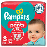 Pampers Baby Dry Nappy Pants Size 3 imported from the UK