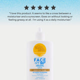 Bondi Sands Daily Face SPF 50+ Fluid 50ml - British product