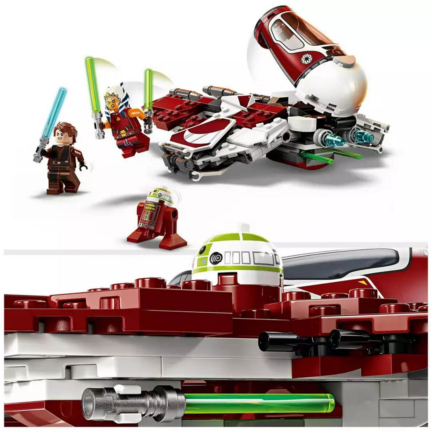 Buildable Spaceship Model with 2 Minifigures and 290 Pieces for Ages 8+