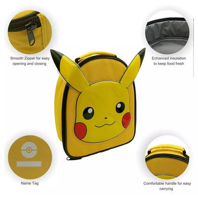 Sainsburys Hox Pikachu Shaped Lunch Bag Thermal Insulation 24.5cm High- Buy online at McGrocer