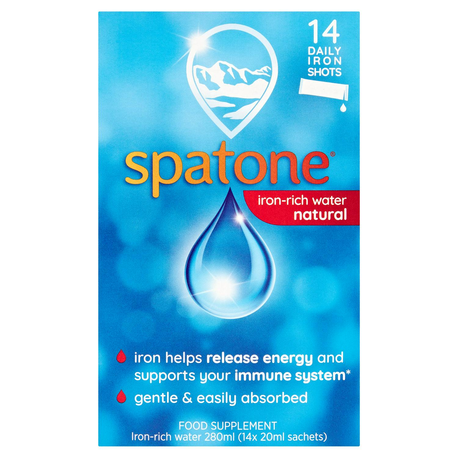 Spatone liquid iron sachets 14 pack 350ml (British brand)