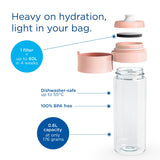 Brita Water Filter Bottle Apricot 600ml - British product