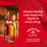 Aberlour 12 Year Old Scotch whisky 70cl, imported from the UK