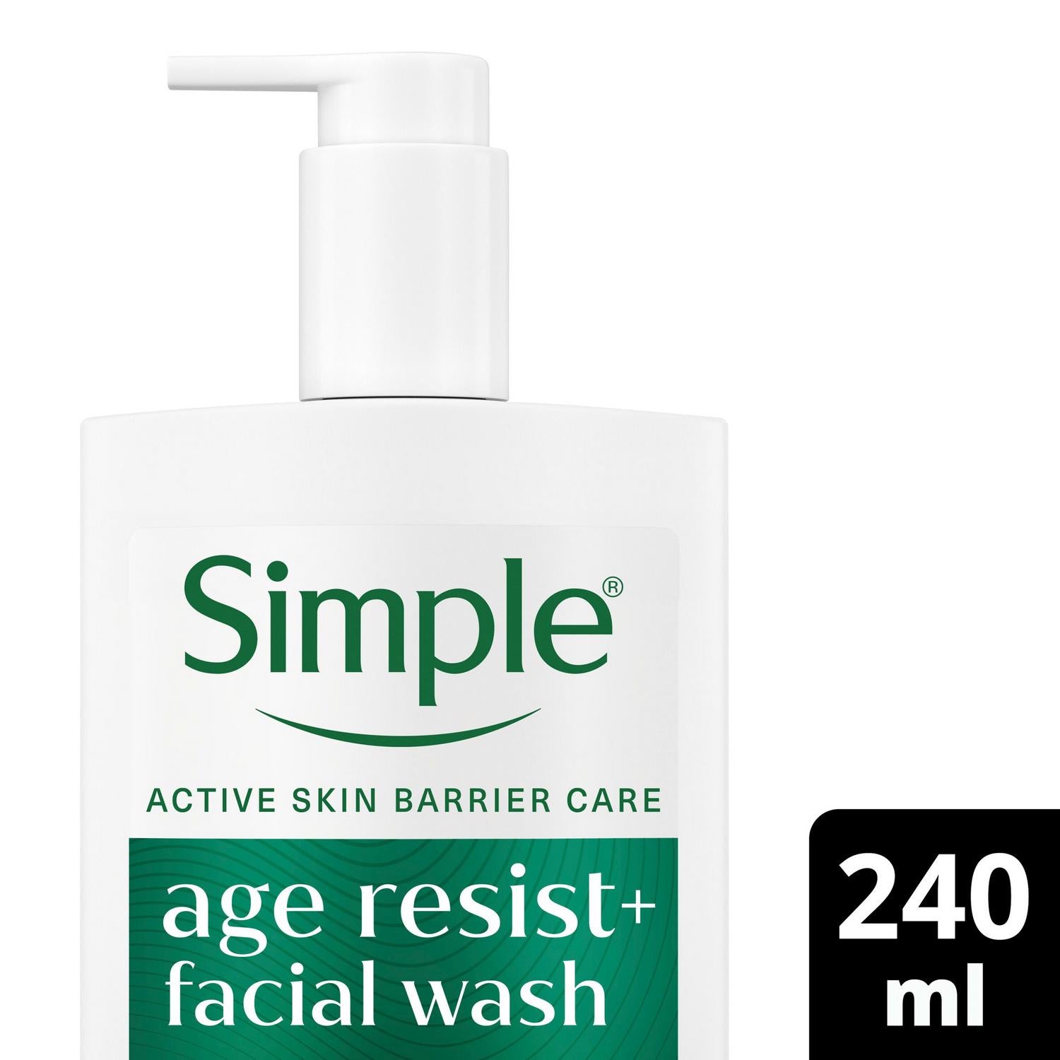 Simple Facial Cleanser Age Resist+ 240ml (British brand)
