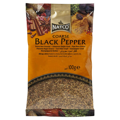 Natco Schwarzer Pfeffer grob gemahlener Pfeffer 100g