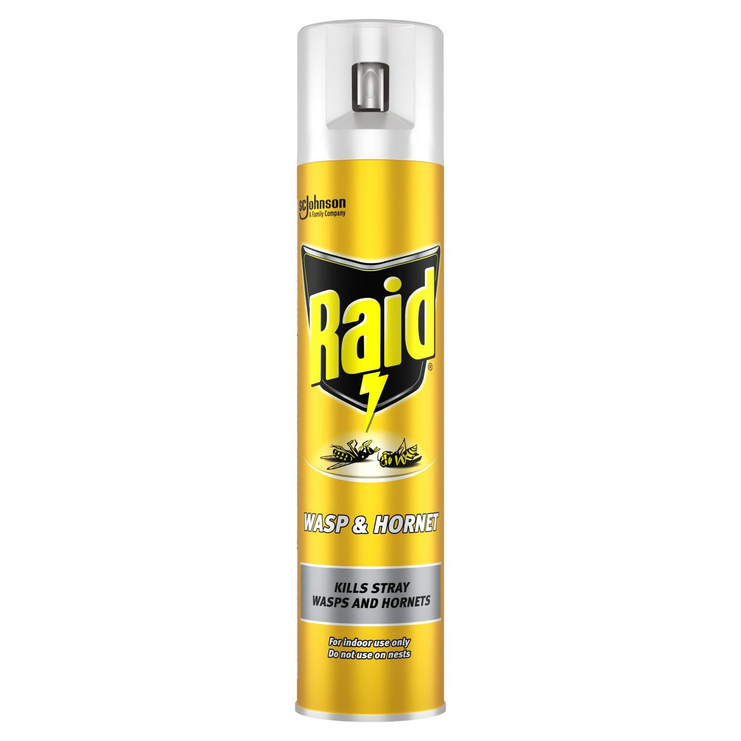 Raid rapid action wasp hornet spray 300ml, imported from the UK