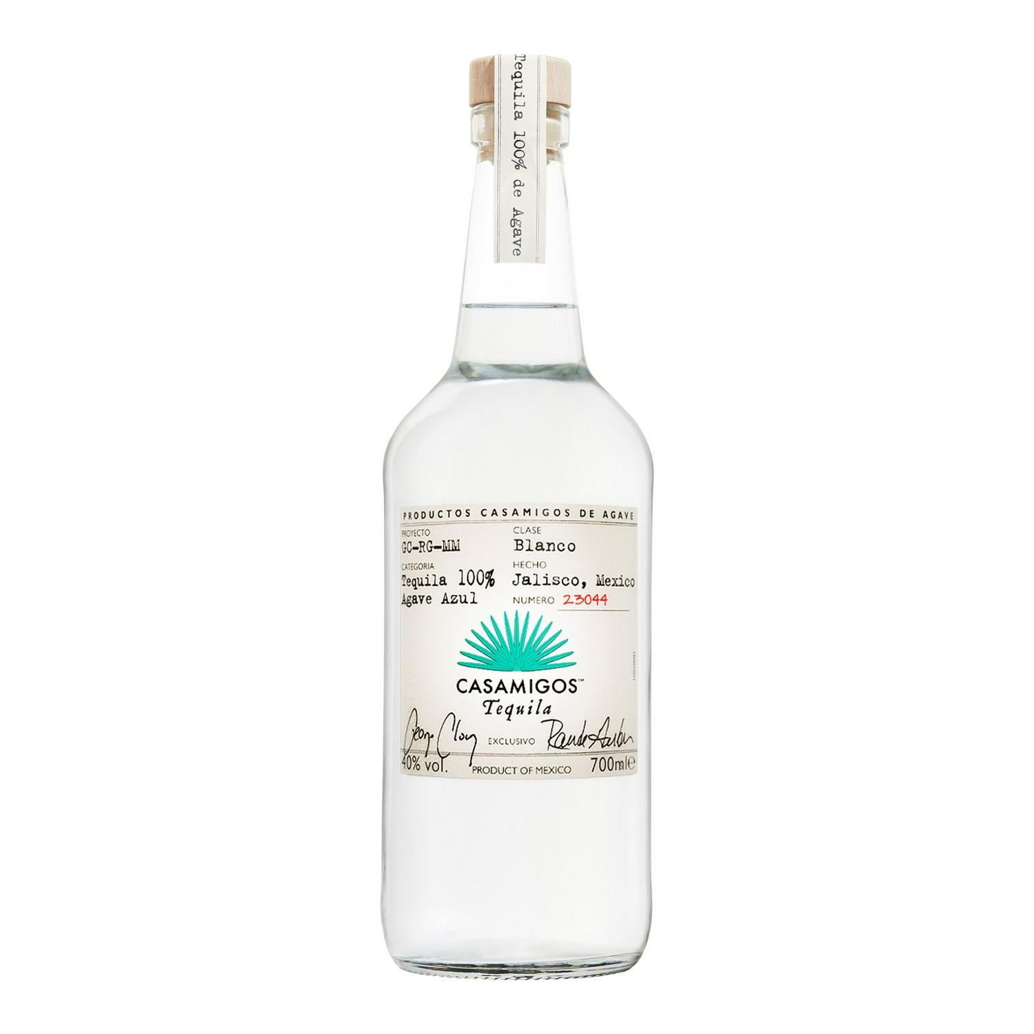 Casamigos Blanco Tequila 70cl spirit bottle - British product