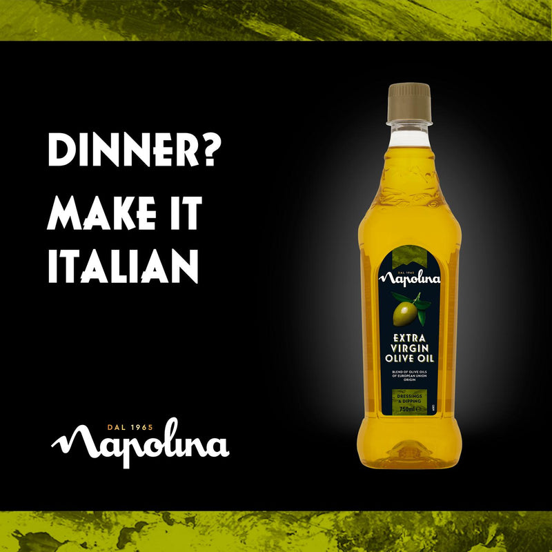 Napolina Extra Virgin Olive Oil 750ml, imported from the UK