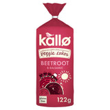 Kallo Veggie Cakes Beetroot Balsamic Seasoning 122g, UK version