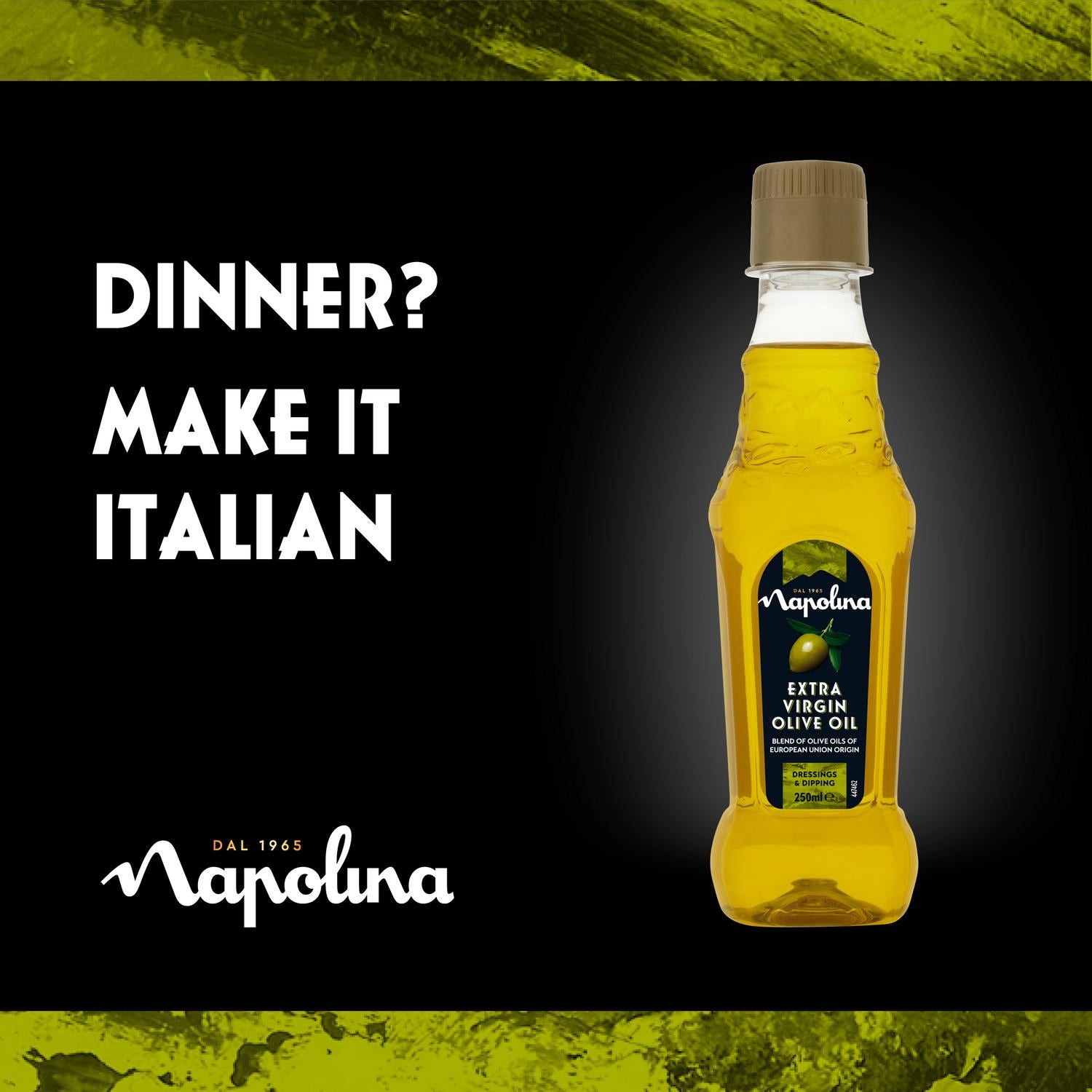 Napolina Extra Virgin Olive Oil 250ml, imported from the UK