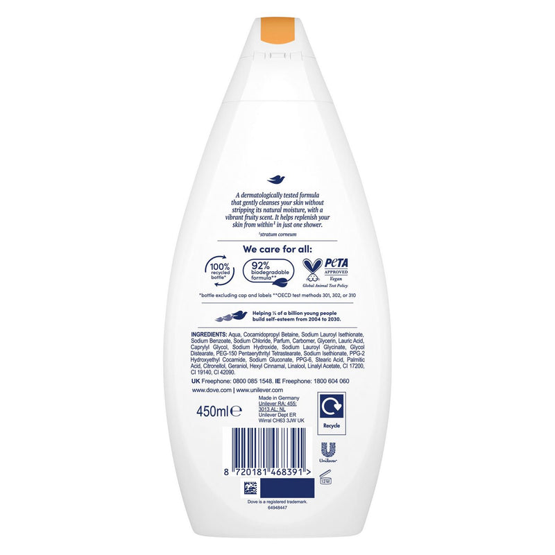 Fruity Nourish Body Wash Shower Gel 450ml