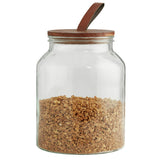 Habitat glass storage jar with wooden lid 3L, UK version