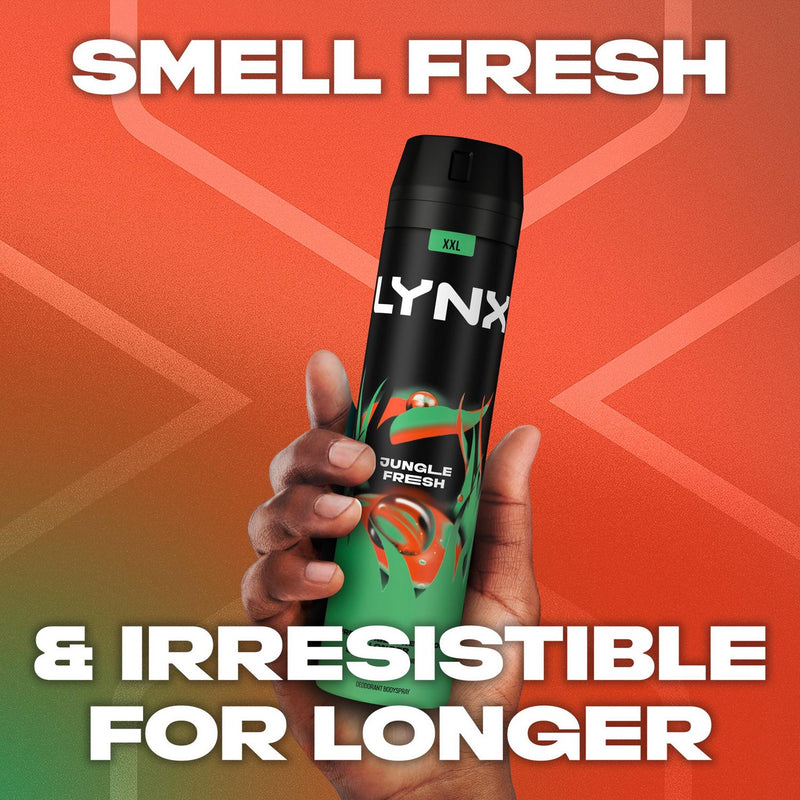Lynx Jungle Fresh 48h Deodorant Body Spray for Men 250ml