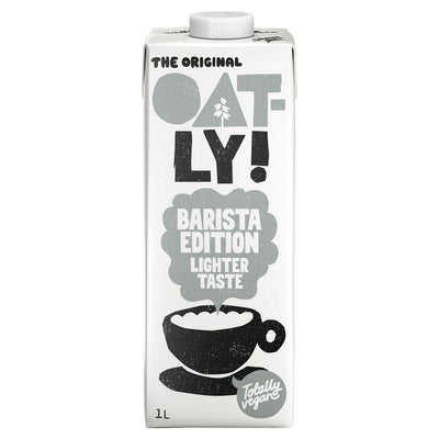 Oatly شراب الشوفان بنكهة أخف باريستا 1 لتر