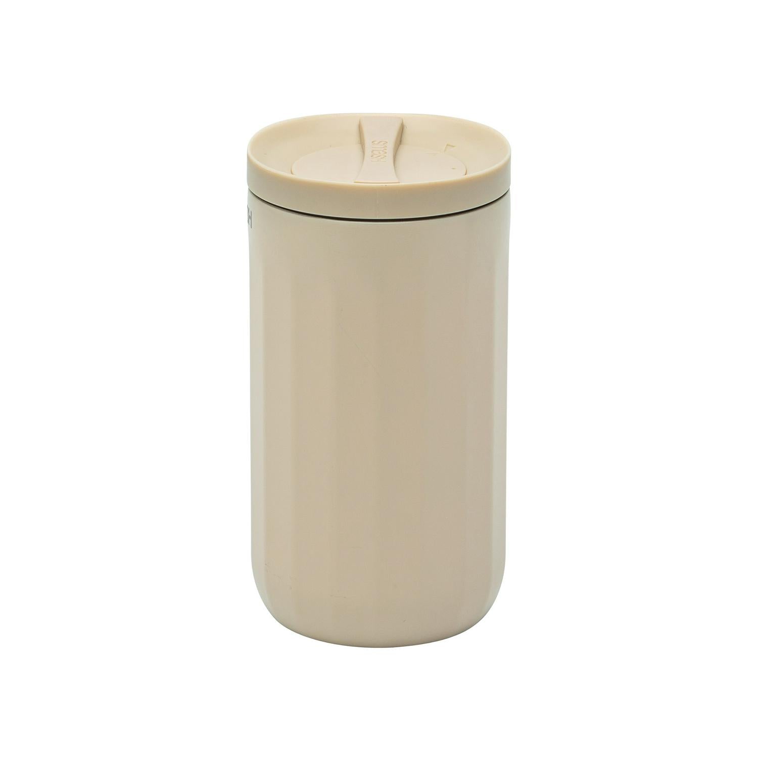 Smash Linear Beige travel coffee cup (British brand)