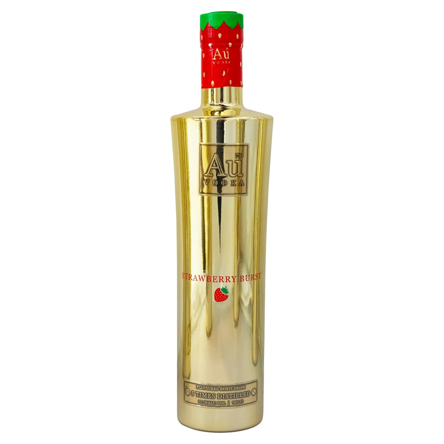 Au Strawberry Burst Vodka 70cl Premium - British product