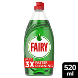Fairy Platinum Quickwash washing up liquid 520ml - British product