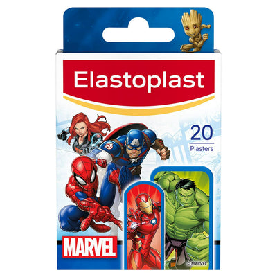 Sainsburys Elastoplast Marvel Plasters Kids Assorted Sizes Pack of 20- Buy online at McGrocer