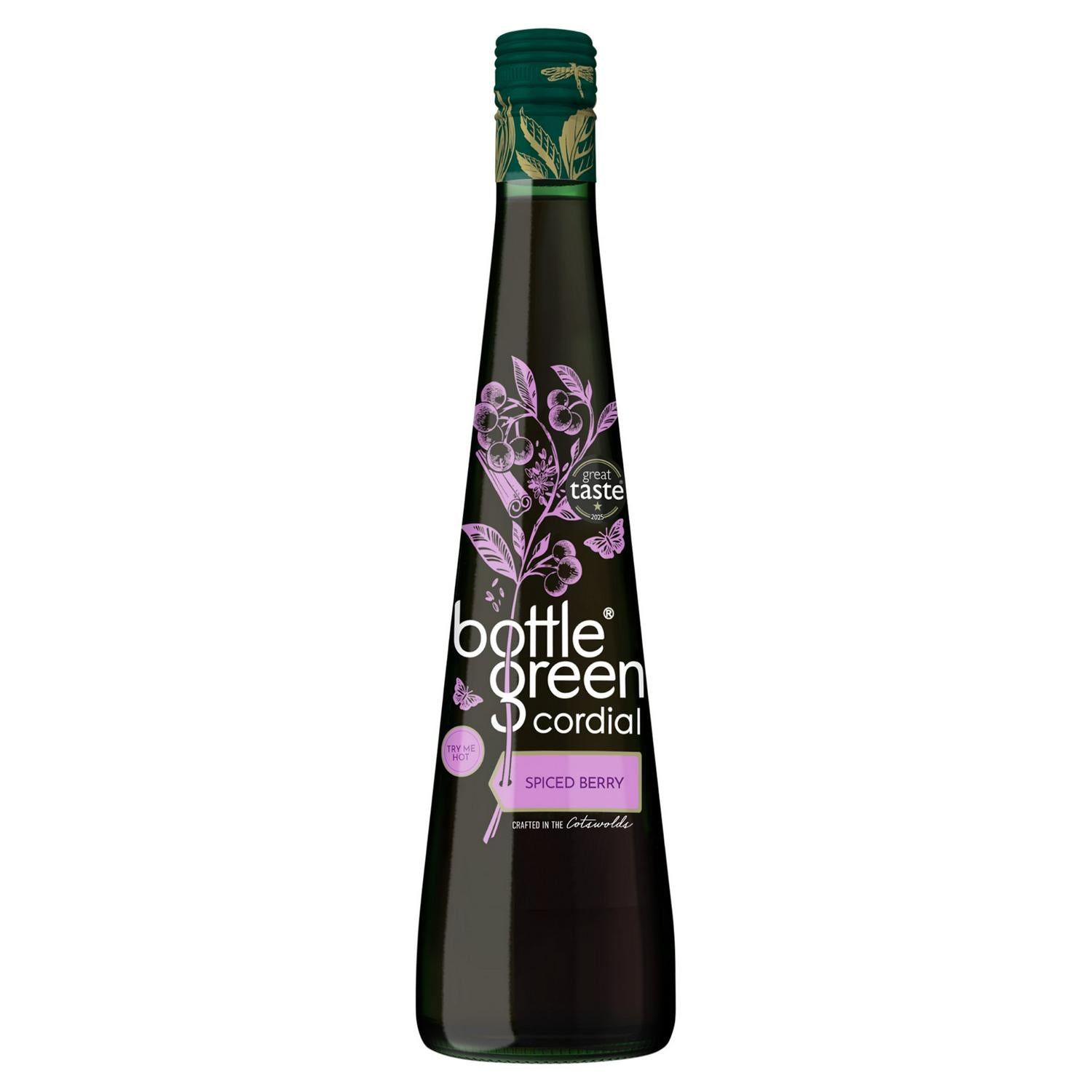 Spiced Berry Cordial with Blackcurrants and Aronia Berries 500ml