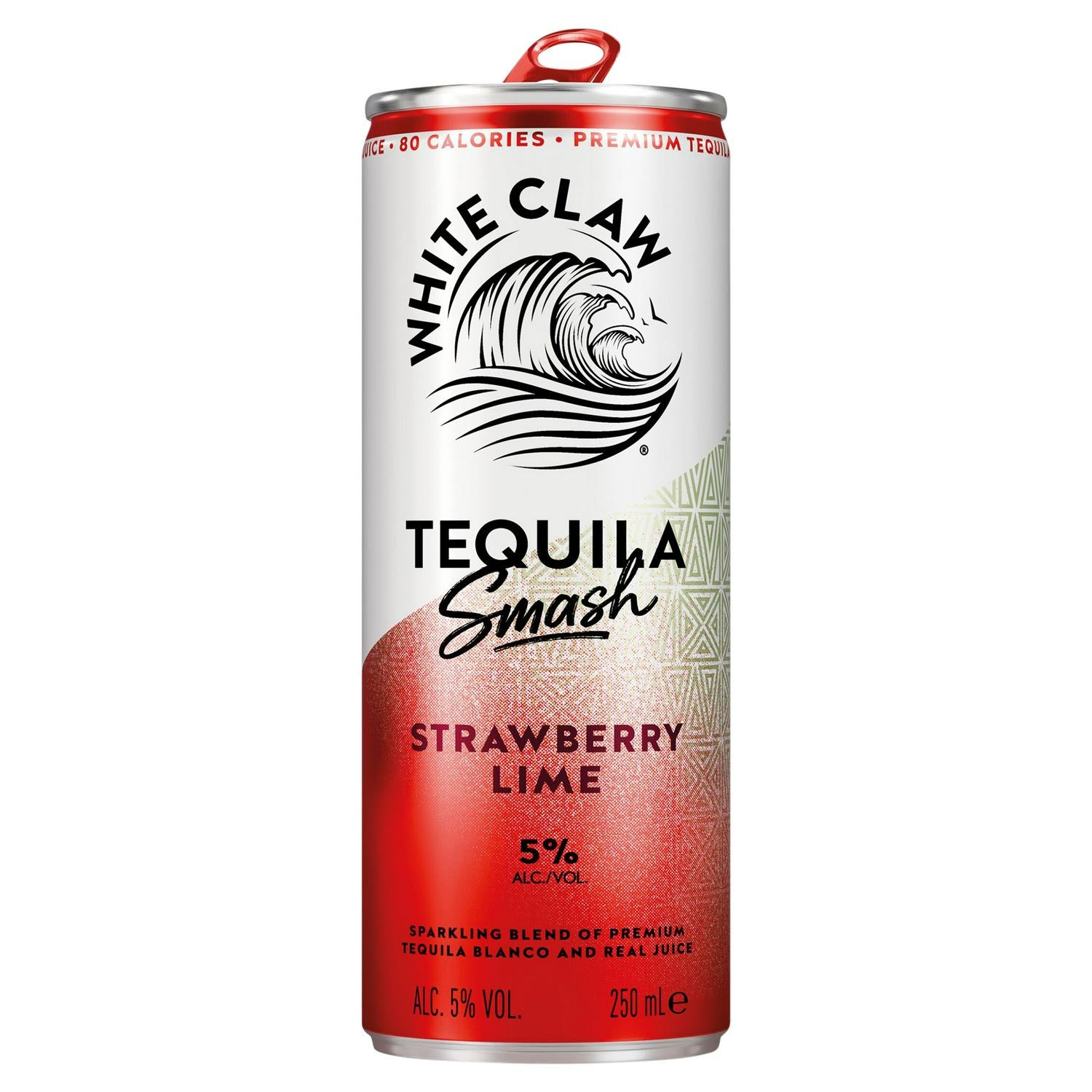 Sparkling Tequila and Real Juice Cocktail Strawberry Lime 250ml