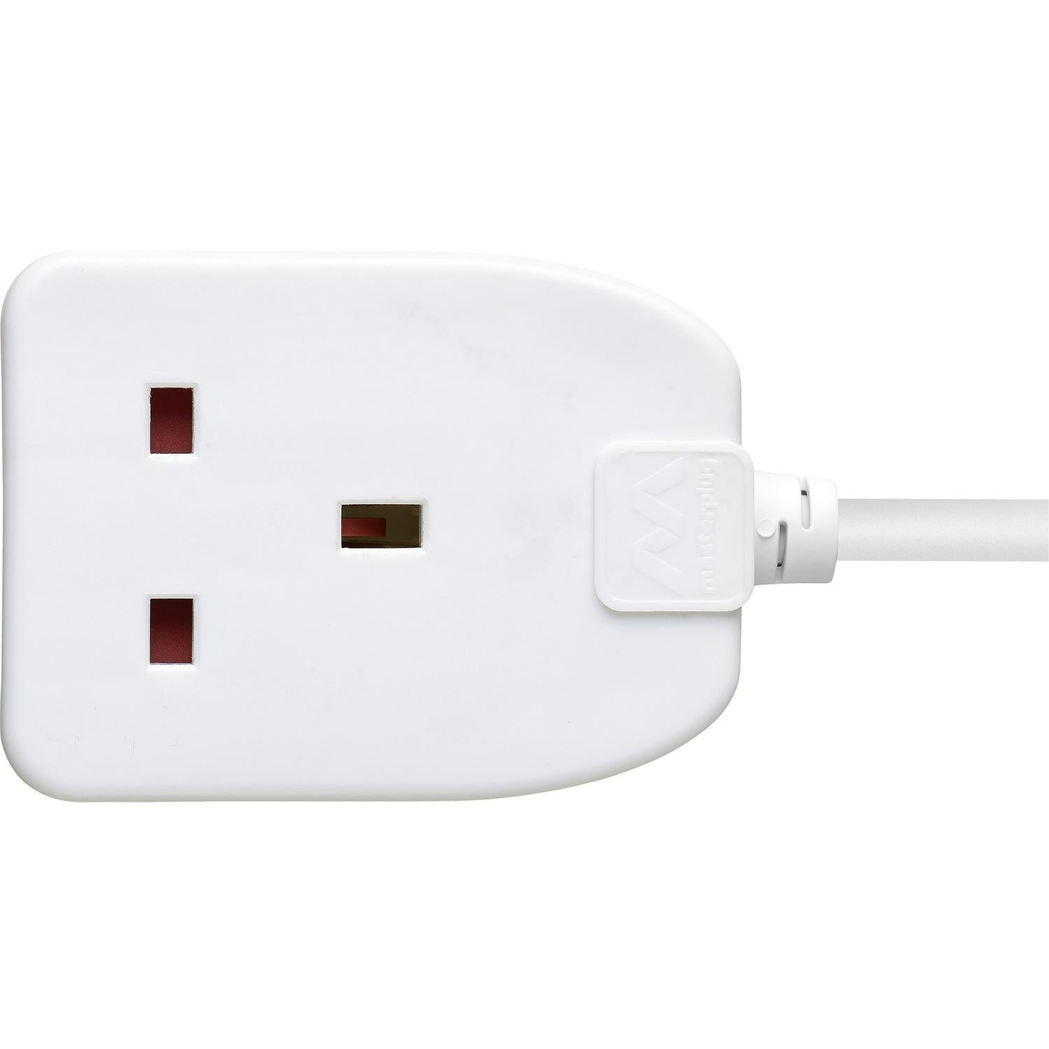 Masterplug Basic Single Socket Extension Lead 5m Cable, imported from the UK
