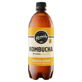 Remedy Kombucha ginger lemon bottle 700ml, imported from the UK
