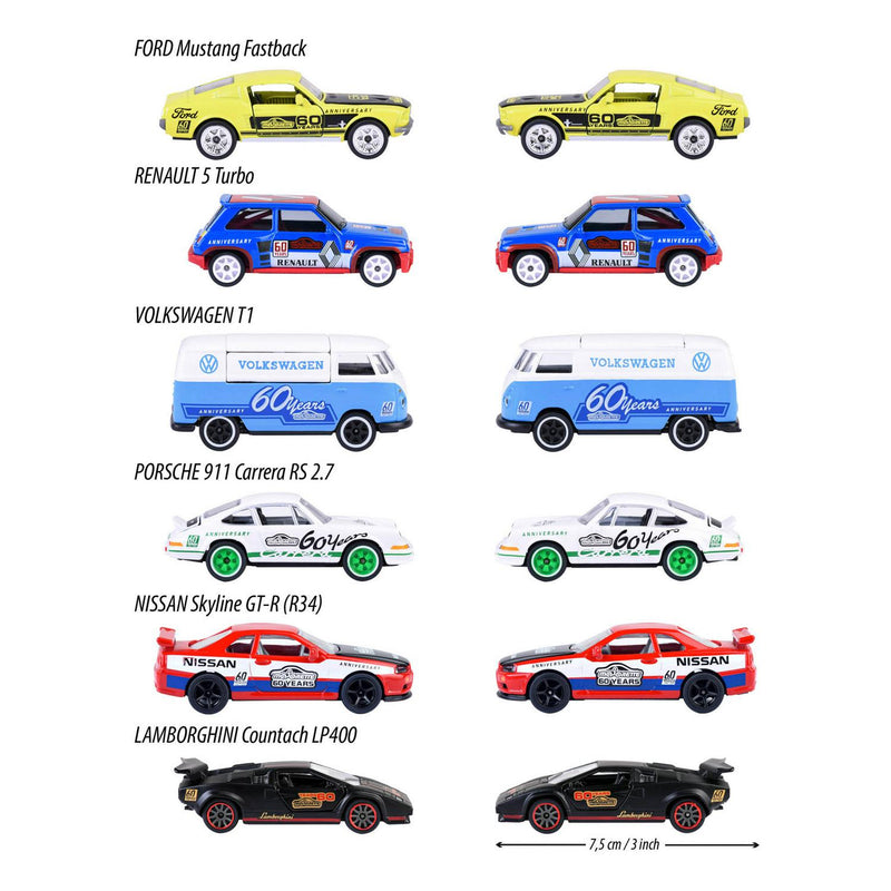 Majorette toy cars assortment 6 models imported from the UK