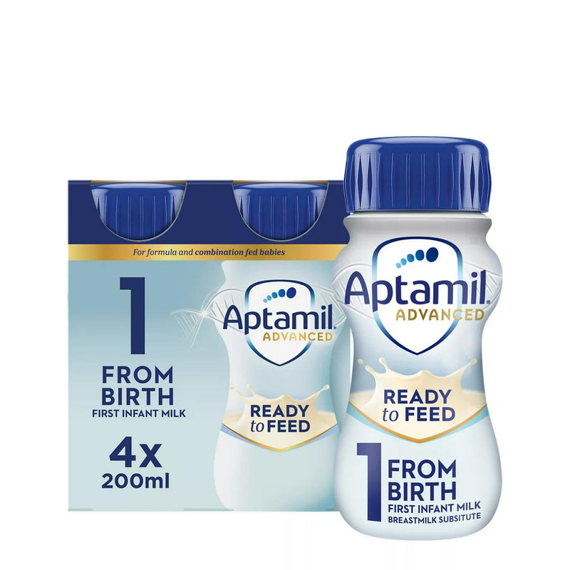 Aptamil Advanced 1 First Infant Milk 4x200ml - British product