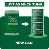 John West tuna chunks in spring water 4x125g, imported from the UK