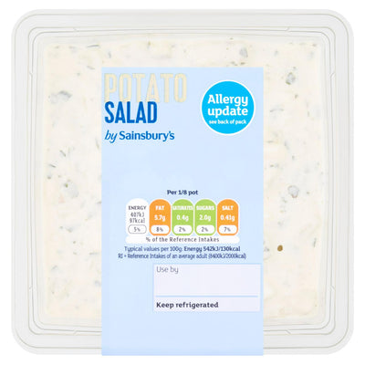 Sainsburys Sainsbury's Rich Potato Salad Side Dish 600g- Buy online at McGrocer