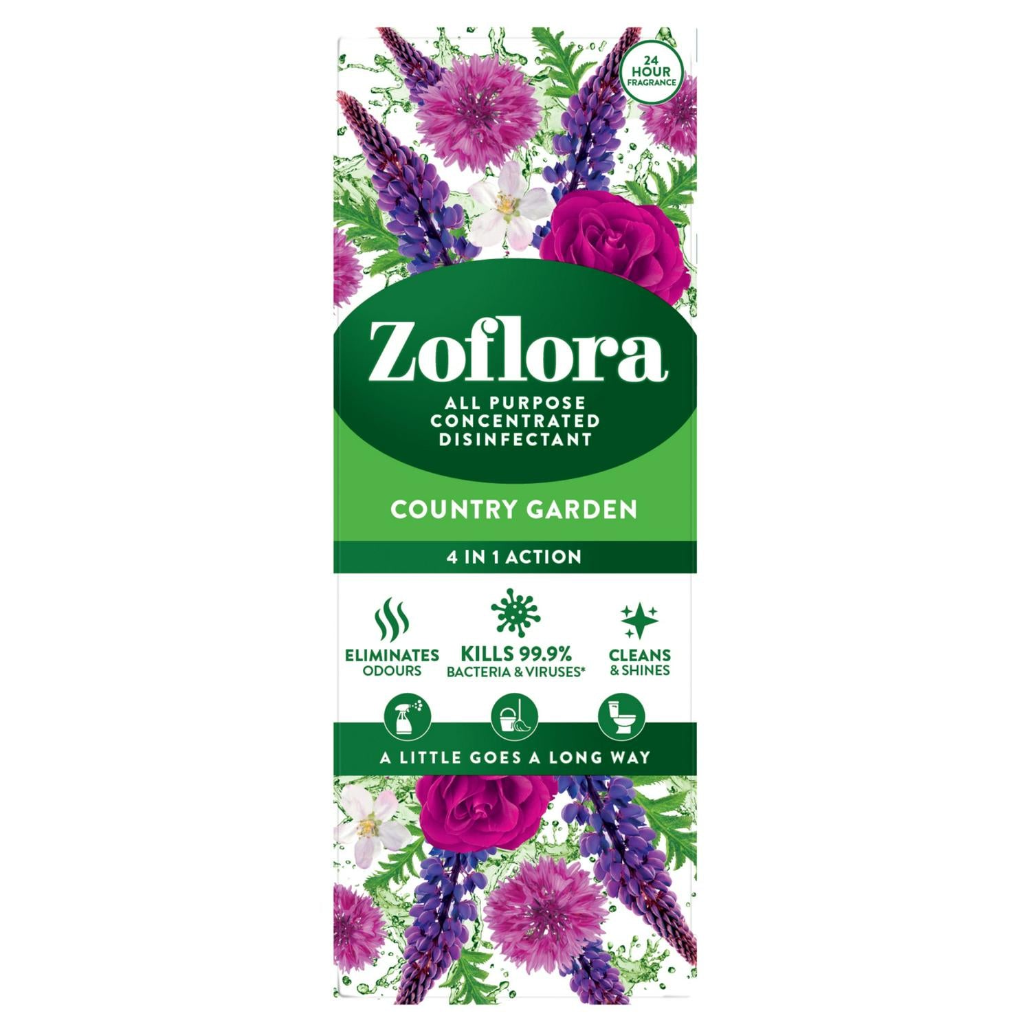 Zoflora Country Garden 3 in 1 Disinfectant 120ml (British brand)