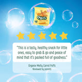 Organix baby puffs veggie sticks multipack 4x15g, UK version