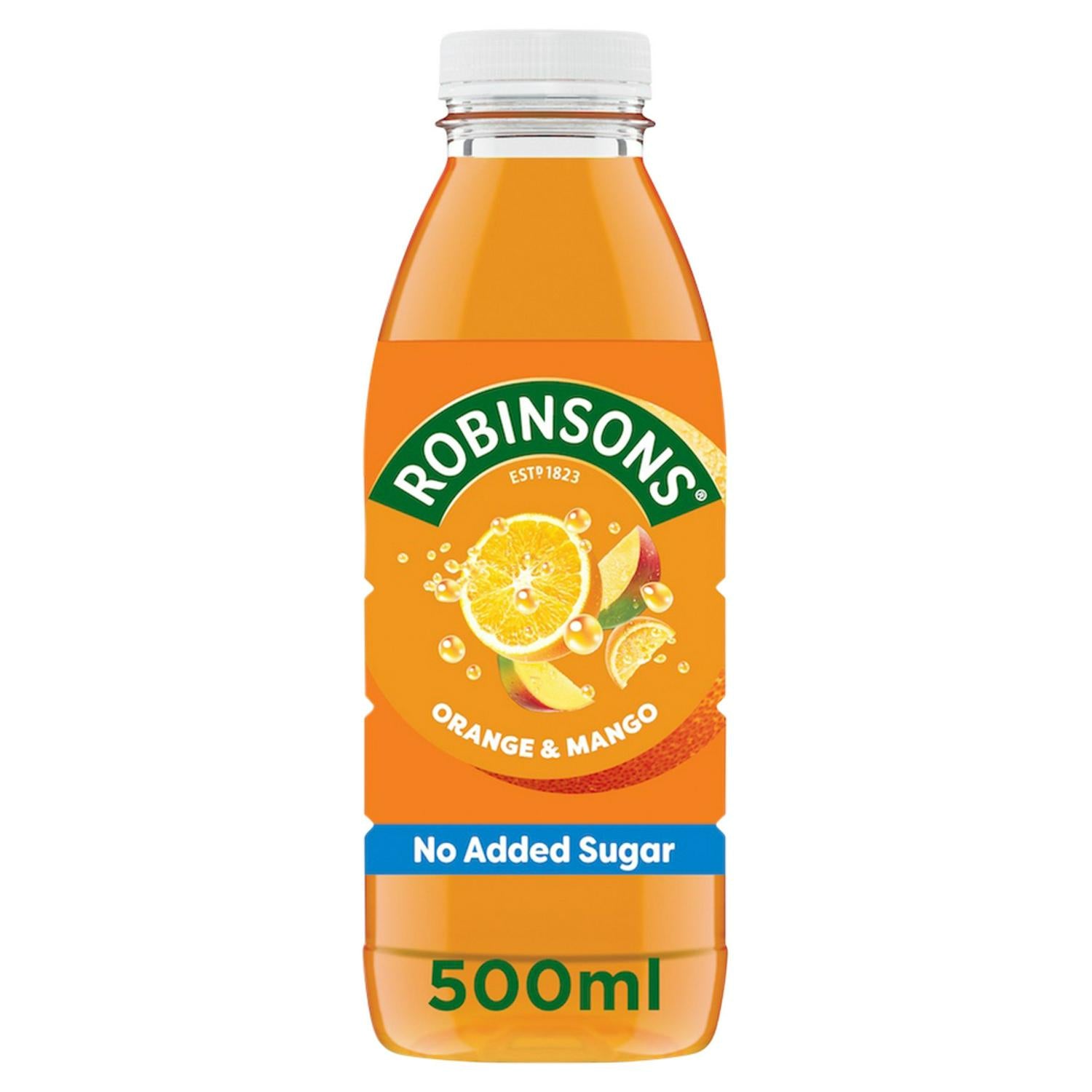 Robinsons Peach Mango Juice Drink 500ml, imported from the UK