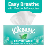 Kleenex box tissues eucalyptus menthol 56 sheets, UK version