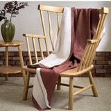 Habitat autumn stitch throw berry cream 150cm , UK version