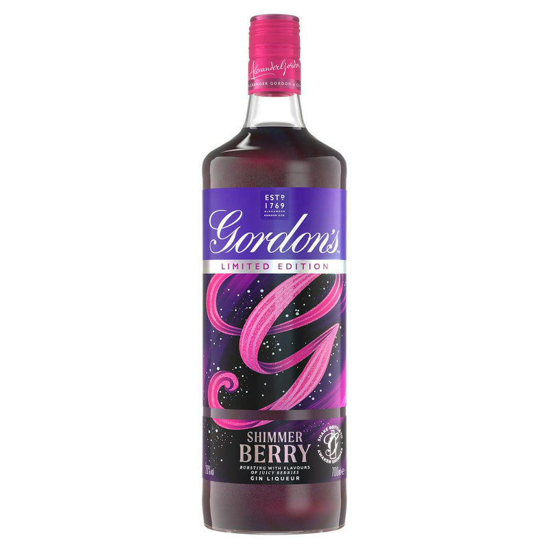 Berry-Flavoured Gin Liqueur with Glittery Shimmer 70cl 20% Vol