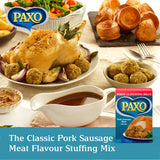 Paxo Stuffing Mix Pork Sausage Meat Flavour 170g, imported from the UK