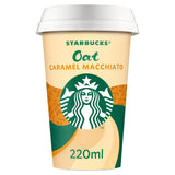 Starbucks oat caramel macchiato iced coffee 220ml, UK version