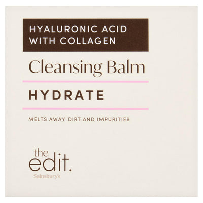 Sainsbury's Hyaluronic Acid with Collagen Cleansing Balm Hydrate 100g