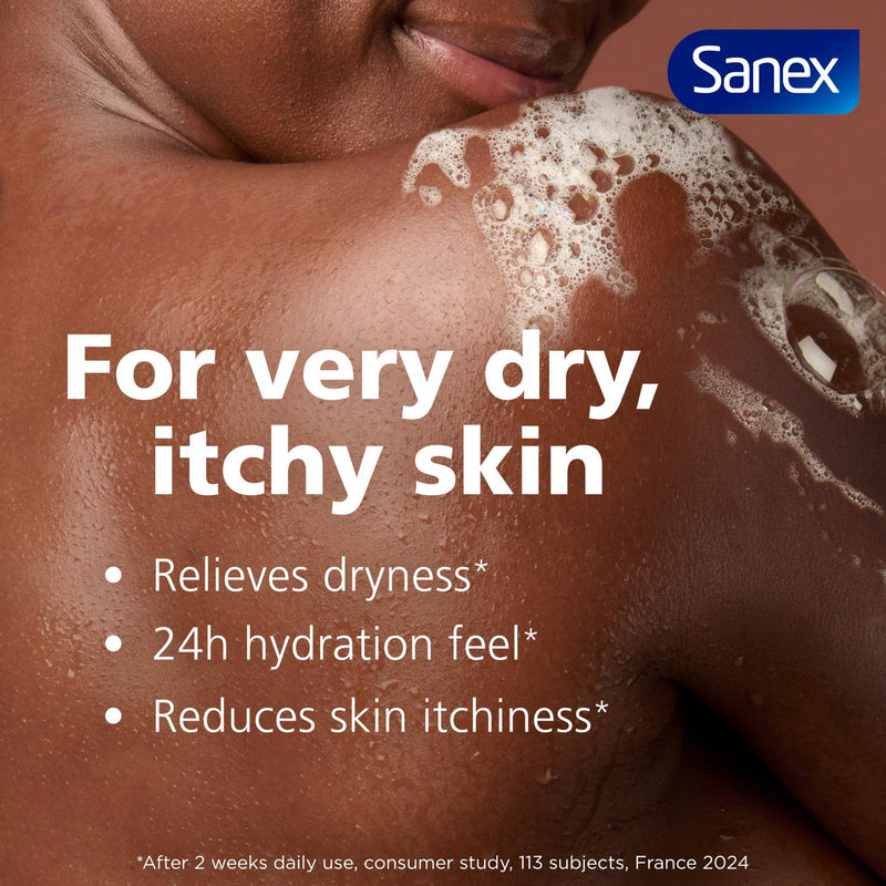 Sanex Anti-Dryness Shower Gel 450ml (British brand)