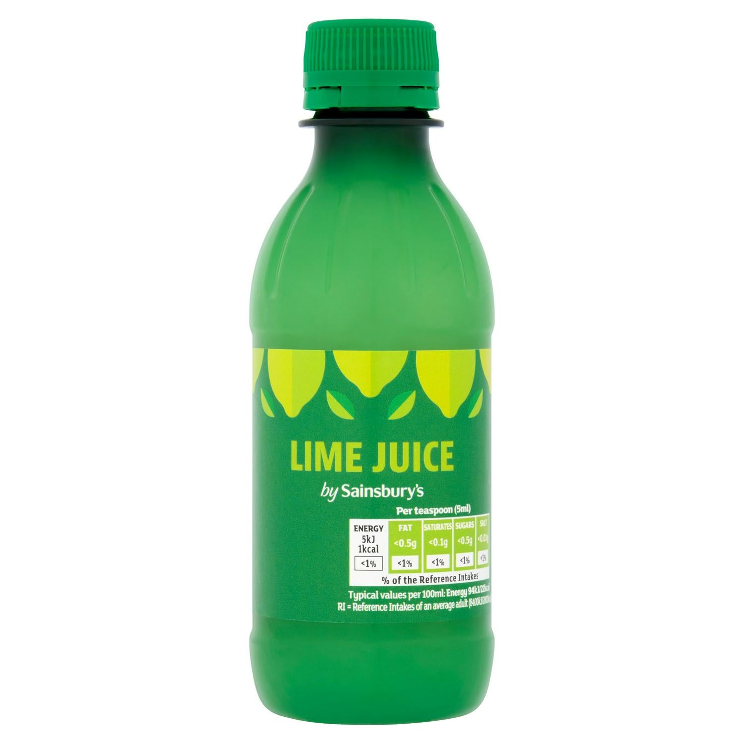 Sainsbury's Lime Juice from Concentrate 250ml (British brand)