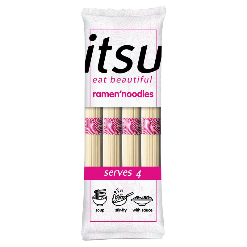 Itsu Ramen Nudeln aus Weizenmehl, 250g Packung, britische Version