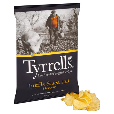 Sainsburys Tyrrells Truffle & Sea Salt Sharing Crisps 135g - اشترِ عبر الإنترنت من McGrocer