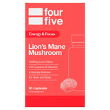 Fourfive Energy & Focus Lion's Mane Mushroom Food Supplement Capsules x60