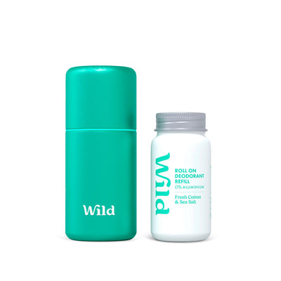 Sainsburys Déodorant Bille Rechargeable 50ml au Parfum Naturel Coton Frais & Sel de Mer - Acheter en ligne sur McGrocer