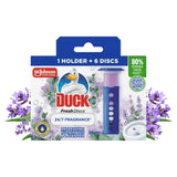 Duck Toilet Fresh Disc Holder & Refill Eucalyptus & Lavender 36ml